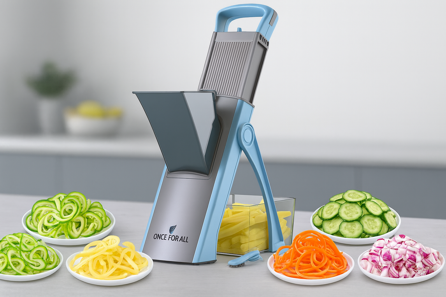 ONCE ALL Mandoline Vegetable Slicer